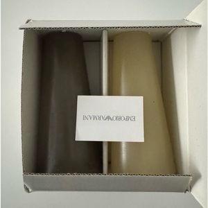 Vintage Emporio Armani Fragrance Candle sets NWOT